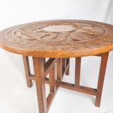 Carved Nigerian African Vintage Table