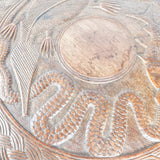 Carved Nigerian African Vintage Table
