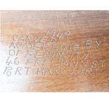 Carved Nigerian African Vintage Table