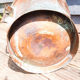Arts and Crafts Art Nouveau Hammered Copper Coal Bucket