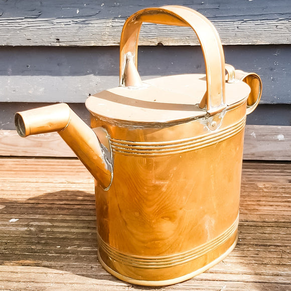 Brass Antique Watering Can.