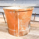Arts and Crafts Art Nouveau Hammered Copper Coal Bucket