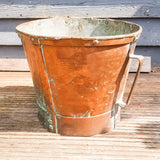 Arts and Crafts Art Nouveau Hammered Copper Coal Bucket