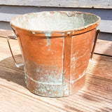 Arts and Crafts Art Nouveau Hammered Copper Coal Bucket