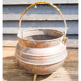 Copper and Brass Coal Bucket/Cauldron.