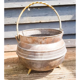 Copper and Brass Coal Bucket/Cauldron.
