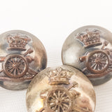 London Royal Artillery Silver Plated Buttons
