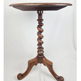 Mahogany Barley Twist Wine Table