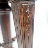 Edwardian Mahogany Adjustable Piano Stool