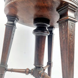 Edwardian Mahogany Adjustable Piano Stool