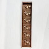Copper Anitque Lion Chocolate Mould