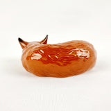 Beswick Fox Lying Down.