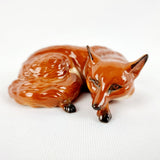 Beswick Fox Lying Down.