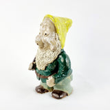 Vintage Pottery Garden Dwarf Carrying a Pick Axe