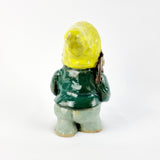 Vintage Pottery Garden Dwarf Carrying a Pick Axe