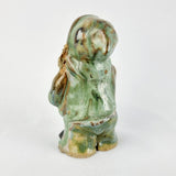 Vintage Pottery Glazed Dwarf Turquoise