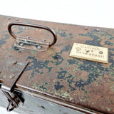 Antique Ammunition Metal Carry Case.
