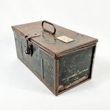 Antique Ammunition Metal Carry Case.
