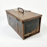 Antique Ammunition Metal Carry Case.