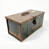 Antique Ammunition Metal Carry Case.