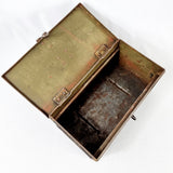 Antique Ammunition Metal Carry Case.