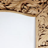 Heavily Carved 19th Century Oak Frame