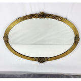Arts & Crafts Copper Rose Framed Mirror