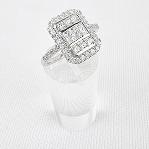 Silver Ring With Swarovski Zirconia