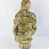 Chinese Terracotta Army Style Concrete Bust