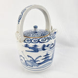 19th Century Chinese Blue and White Teapot