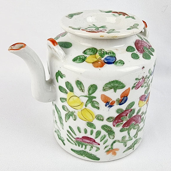 19th Century Chinese Cantonese Teapot
