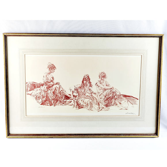 Sir William Russell Flint Signed Print