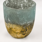 Green Glass Votive