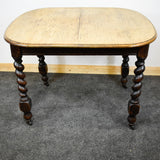 Barley Twist Oak Extending Dining Table