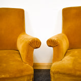 Napoleon iii Pair of His and Hers Club Chairs.