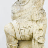 Oriental terracotta deity statue.