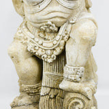 Oriental terracotta deity statue.