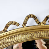 19th Century Oval GiltWood Mirror