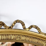 19th Century Oval GiltWood Mirror