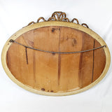 19th Century Oval GiltWood Mirror
