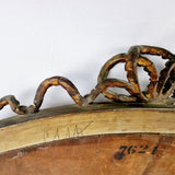 19th Century Oval GiltWood Mirror