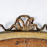 19th Century Oval GiltWood Mirror