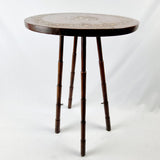 Indian Inlaid Rosewood Side Table
