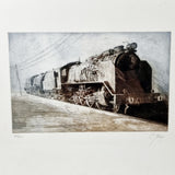 Limited Edition Steam Engine Locomotive Signed Print