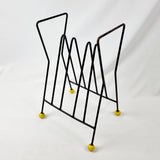 1960s Metal Wire Magazine Rack