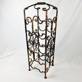 Victorian Cast Iron 12 Bottle Wine Rack