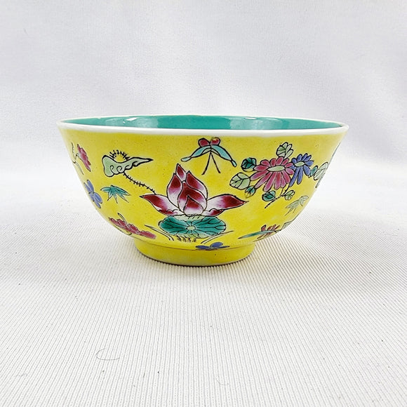 Yellow Ground Antique Chinese Bowl