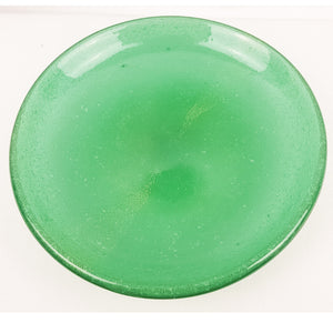 Green Jade Bubbled Gold Leafed Infused Dish