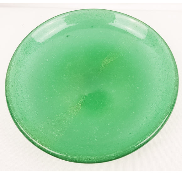 Green Jade Bubbled Gold Leafed Infused Dish