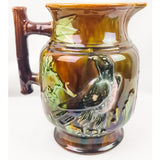 19th Century Majolica Bird Jug